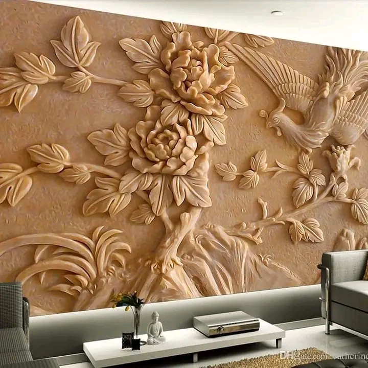 3D Floral Wall Panel