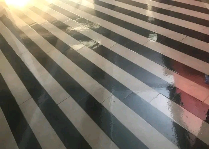 Blue Epoxy Corridor